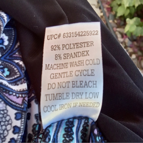 Sleeveless Purple Paisley Tank Top, Tempted Hearts Brand, Women’s Size L - Picture 6 of 12